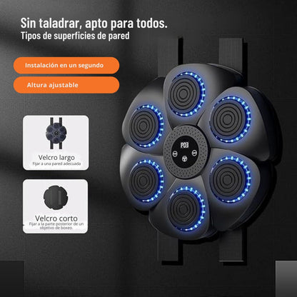 🔥 MÁQUINA DE BOXEO MUSICAL + ABDOMINAL EMS STIMULATOR DE REGALO