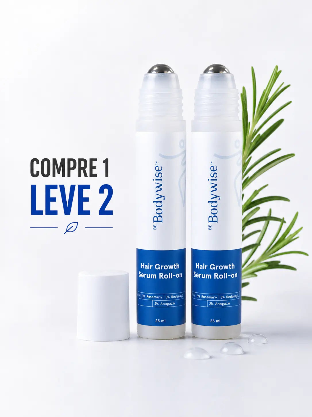 BodyWise ™  Sérum Capilar Anticaída y Crecimiento Intensivo [Nutre, fortalece y estimula]