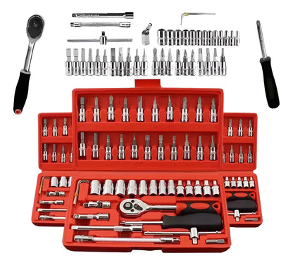 Juego de Herramientas 46 En 1 [💪 Un Kit Que No Puede Faltar En Tu Hogar]