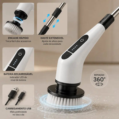 Cepillo de Limpieza Eléctrico Limpiavi ™  [¡La Limpieza Nunca Fue Tan Fácil!]