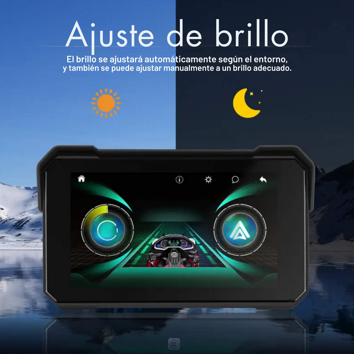 Radio Pantalla Para Motocicleta | Android & CarPlay