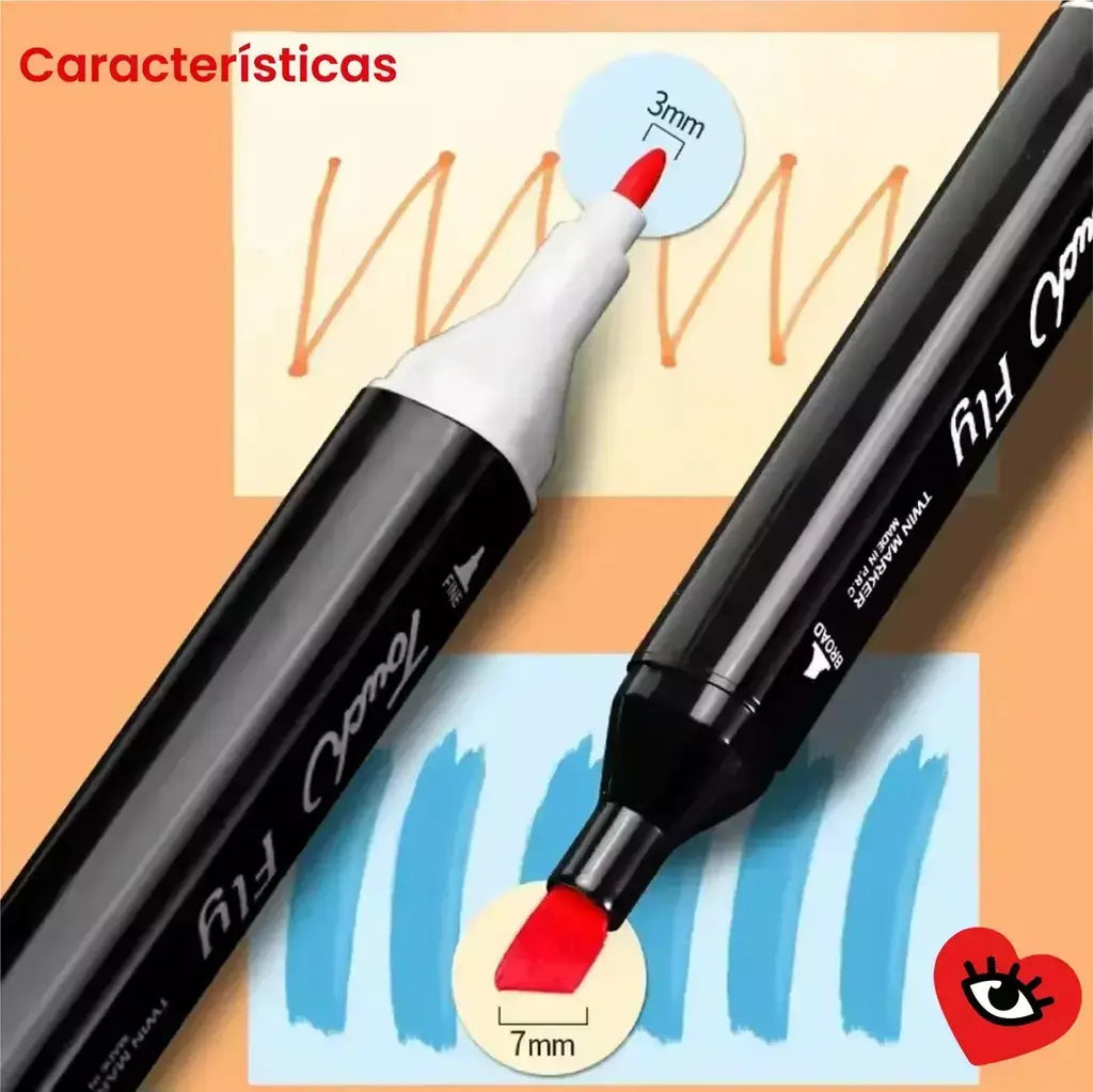 2 MINI IMPRESORAS PORTÁTILES MICHI™ + KIT DE MARCADORES PARA COLOREAR DE REGALO 🎁 [COMBO EXCLUSIVO]